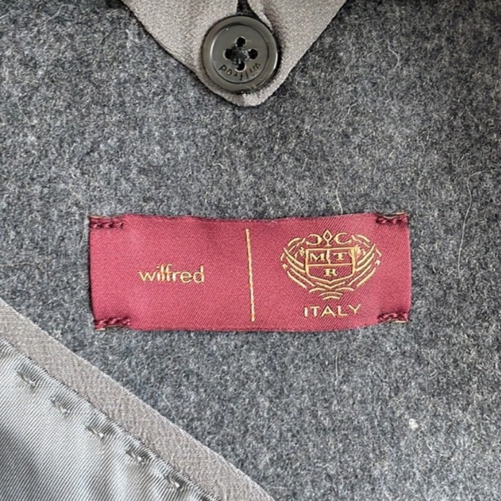 Wilfred charcoal coat - Picture 4 of 5